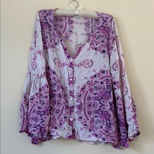 BILLABONG bell sleeve top